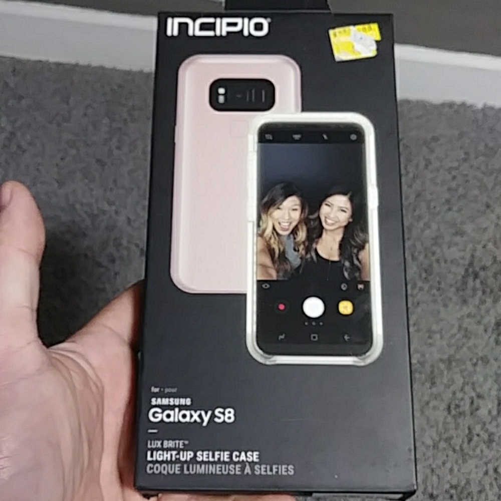 Samsung galaxy s8 light up selfie case